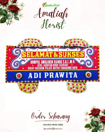 Papan Bunga Ucapan Selamat Pakutandang
