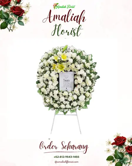 Krans Bunga Duka Pakutandang